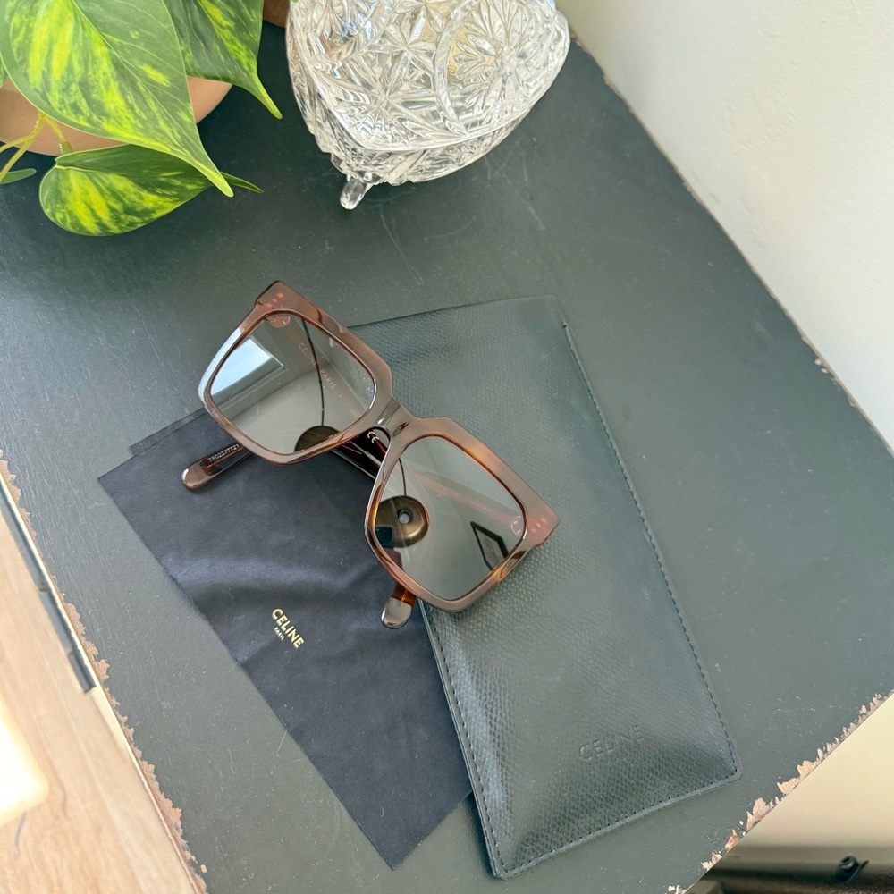 Celine Brown Tortoise Sunglasses